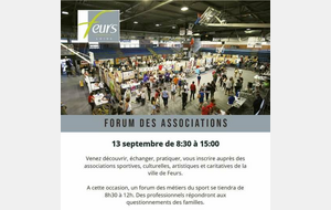Forum des associations 2025!