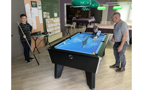 Première séances à l'école de billard BlackBall!